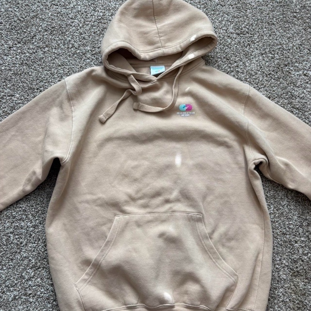 Tan Hangover Hoodie Sweatshirt
